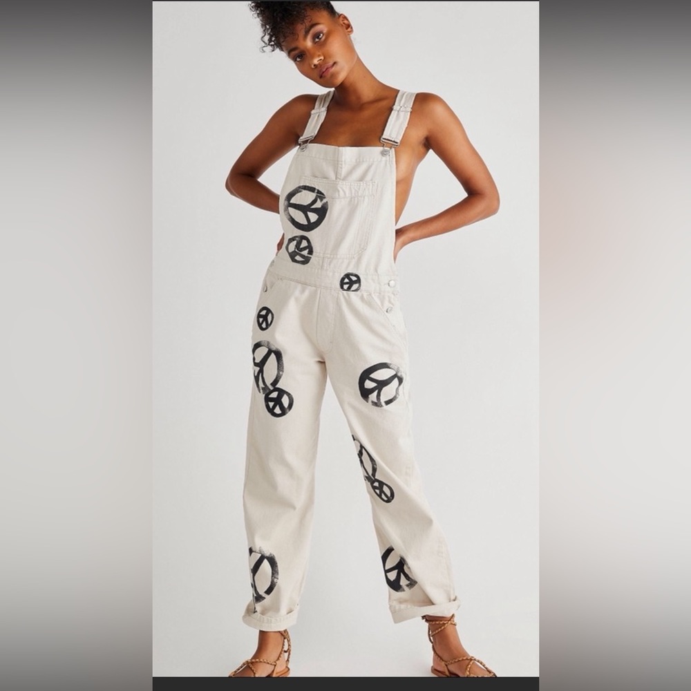 ISO - Free People Ziggy Harmony Overalls size M